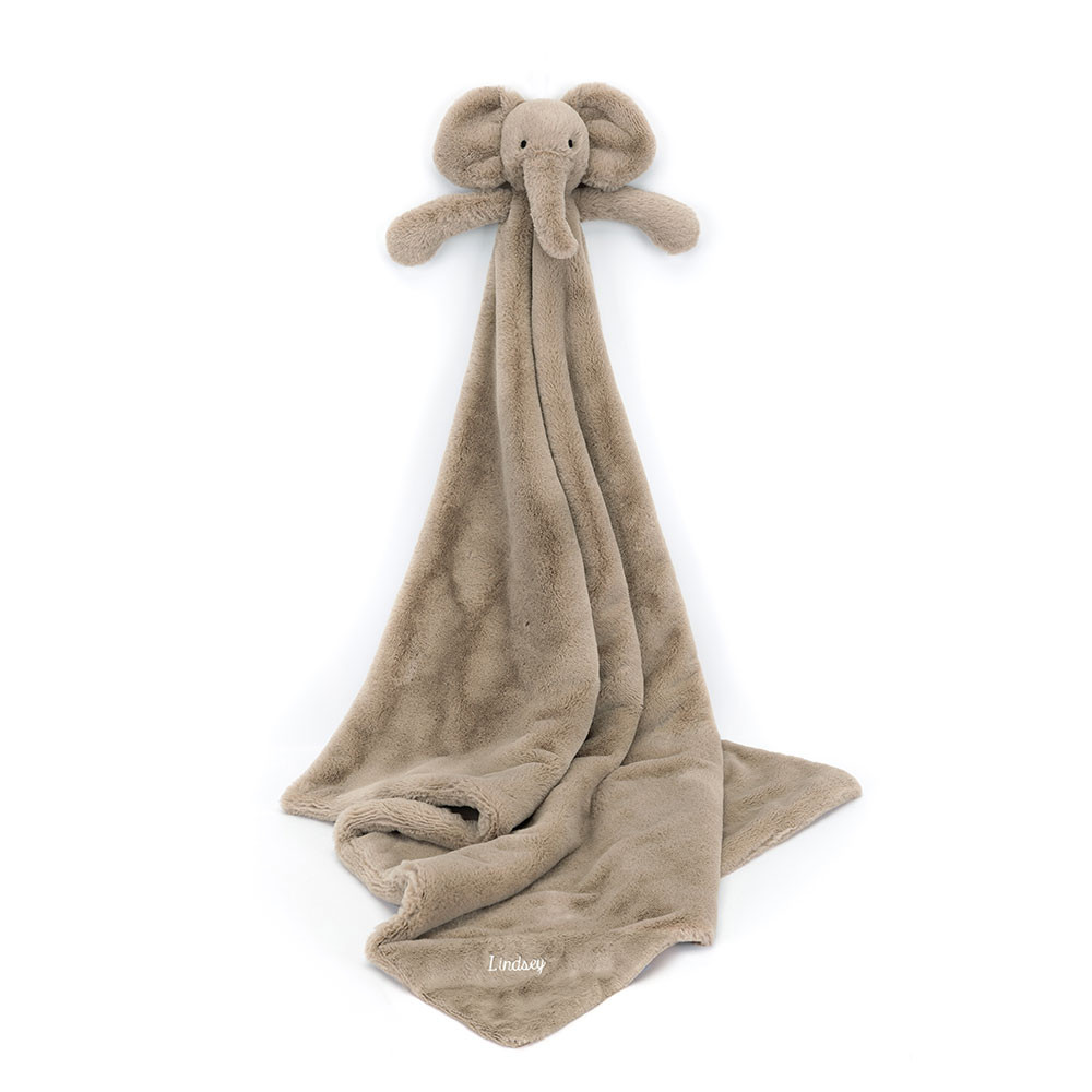 Personalized Smudge Elephant Blankie